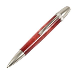 日本製 Air Brush Wood Pen キャンディカラー ボールペン(ギター塗装)【パーカータイプ/芯:0.7mm】Red/カーリーメイプル 商品写真1