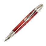 日本製 Air Brush Wood Pen キャンディカラー ボールペン(ギター塗装)【パーカータイプ/芯：0.7mm】Red/カーリーメイプル