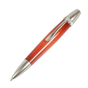 日本製 Air Brush Wood Pen キャンディカラー ボールペン(ギター塗装)【パーカータイプ/芯:0.7mm】Orange/カーリーメイプル 商品画像