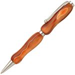 日本製 アクリルボールペン Marble Pen【クロスタイプ/芯：0.7mm】ブラッディオレンジ/Orange