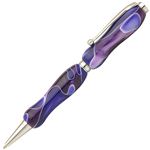 日本製 アクリルボールペン Marble Pen【クロスタイプ/芯：0.7mm】カシスパープル/Purple