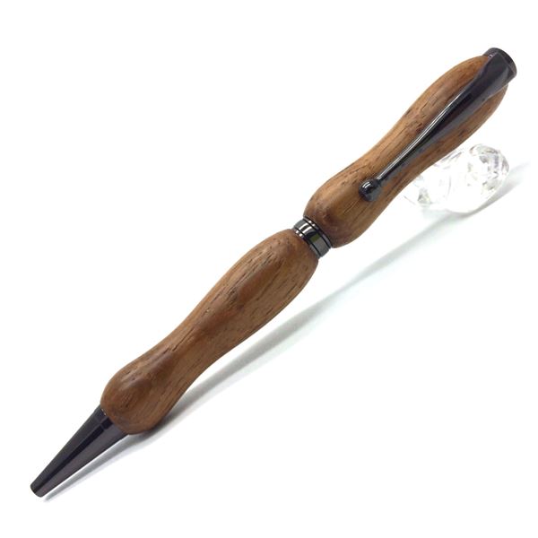 日本製 ハンドメイド ボールペン/文房具 (胡桃 ウォールナット) クロスタイプ 芯：0.7mm 銘木 文具 『8Color Wood Pen』 b04