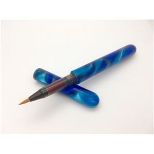 アクリル 筆ペン/文房具 (ブルー) 中太字 日本製 文具 オフィス用品 ステーショナリー b04