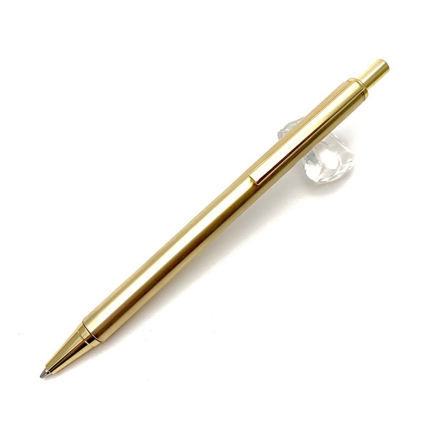 金属 シャープペンシル/文房具 (真鍮 ゴールドカラー) 日本製 文具 オフィス用品 ステーショナリー 『Metal Pen』 b04