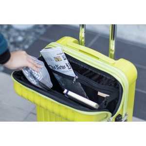 トップオープン スーツケース/キャリーバッグ 【ライムカーボン】機内持ち込みサイズ 33L 『アクタス トップス』 トップオープン スーツケース/キャリーバッグ 【ライムカーボン】機内持ち込みサイズ 33L 『アクタス トップス』