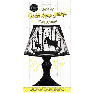 【6個セット】Wall Lamp Sticker （3）シカ LS-AN-03