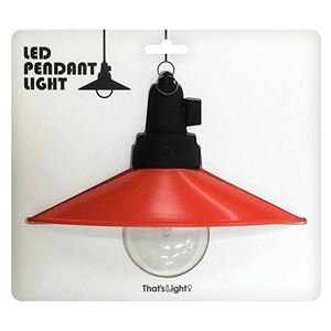 【2個セット】LED PENDANT LIGHT／RED LPL-01