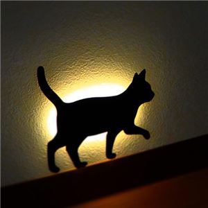 【2個セット】CAT WALL LIGHT（2）てくてく TL-CWL-02