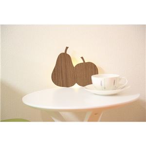 【2個セット】WOODY WALL LIGHT （4）PEAR＆APPLE TL-WWL-04