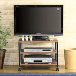 テレビラック IWT-18本体：幅600×奥行450×高さ450mm