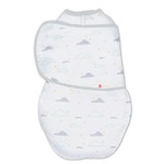 【EMBE】 2-WAY SWADDLE/おくるみ 【CLOUDS】 コットン100％ 紙オムツ交換可 〔ベビー用品 赤ちゃんグッズ〕