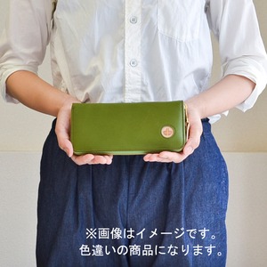 Riton3辺ファスナーAYAレザー財布(S)/ブルー(日本製) Riton3辺ファスナーAYAレザー財布(S)/ブルー(日本製)