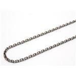 シルバーいぶしあずきチェーン・長さ50cm・幅2.0mm ZZNA060ox-50