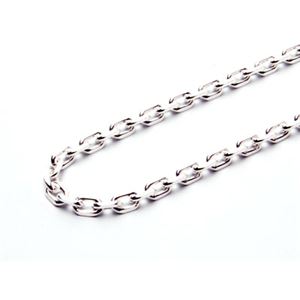 シルバーカットあずきチェーン・長さ60cm・幅3.5mm ZZNA4C100-60