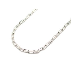 シルバー長あずきチェーン・長さ60cm・幅3.2mm ZZNLA080-60