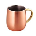 マグカップ 250ml 2重構造 銅 タンブラー 日本製 おしゃれ 本格 珈琲【ASH-8145】
