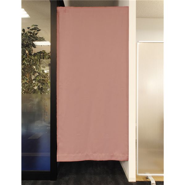 【商品名】 間仕切り カーテン 幅95×丈200cm 1枚 ツイル ピンク 洗える 遮光 目隠し 仕切り リビング ダイニング ベッドルーム 【ジャンル・特徴】 間仕切 カーテン ウォッシャブル 目か