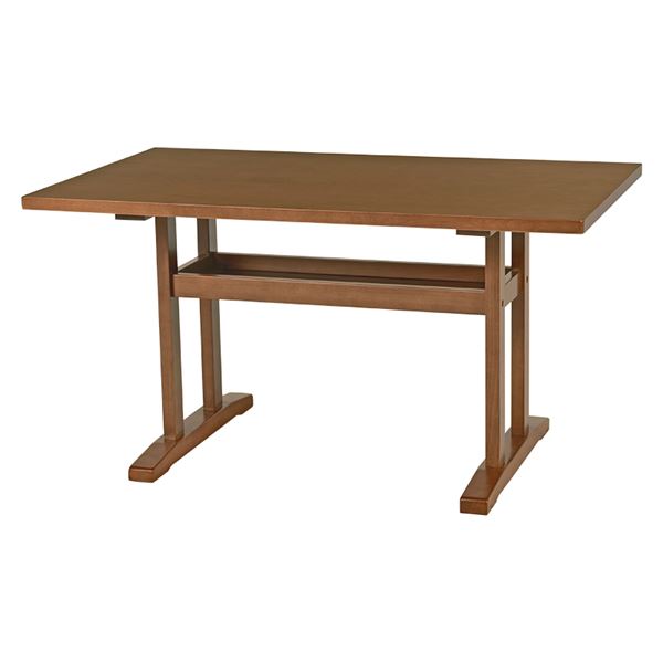 ダイニングテーブル 食卓テーブル 約幅120cm ブラウン 木製脚付き 組立品 ケルト リビング ダイニング 在宅ワーク b04