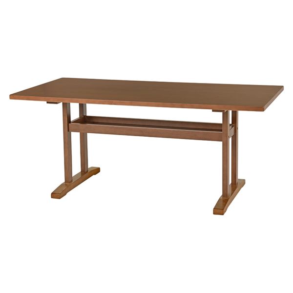 ダイニングテーブル 食卓テーブル 約幅150cm ブラウン 木製脚付き 組立品 ケルト リビング ダイニング 在宅ワーク b04