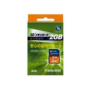 トランセンド SDメモリーカード 2GB TS2GSDC - 拡大画像
