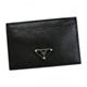 Prada（プラダ） 名刺入れ SAFFIANO ORO 1M0208 632 ブラック H7×W10.5