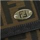 Fendi（フェンディ） 二つ折り財布（小銭入れ付） ZUCCA JACQUARD 8M0029 F0MR5 ダークブラウン H9.5×W15×D3.5 - 縮小画像5