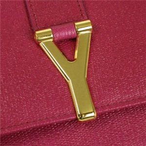 Yves Saint Laurent（イブサンローラン） Wホック財布  241176 5510 レッド H11.5×W12×D3