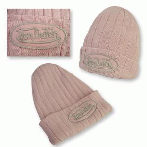 ヴォンダッチ(Von Dutch) ニットキャップ VD6103PK - 拡大画像