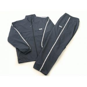 LA GEAR(エルエイギア) メンズ ナイロン上下セット ネイビー L - 拡大画像