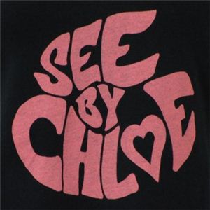 SEE BY CHLOE（シーバイクロエ） レディースTシャツ  4A2202 C74 ブラック 