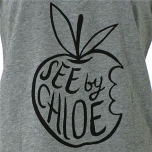 SEE BY CHLOE（シーバイクロエ） レディースTシャツ  4A2203 B588 グレー 