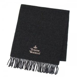 Vivienne Westwood(ヴィヴィアンウエストウッド) マフラー 2 F282 11 ダークグレー L180W39