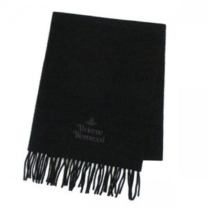 Vivienne Westwood(ヴィヴィアンウエストウッド) マフラー 2 F552 12 ブラック L170W31