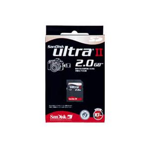 サンディスク ウルトラII SDメモリーカード 2GB SDSDH-2048-903SDSDH-2048-903