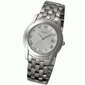【GUCCI：グッチ】5505M YA055305　メンズウォッチ(シルバー文字盤) - 拡大画像