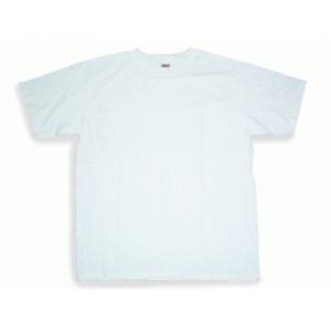 水洗いアンビル半袖TシャツホワイトL - 拡大画像