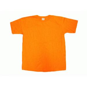 製品染めアンビル半袖TシャツオレンヂM - 拡大画像