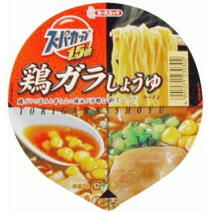 エースコック スーパーカップ1.5倍 鶏ガラしょうゆ カップ(×12) - 拡大画像