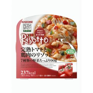 カゴメ　完熟トマトと鶏肉のリゾット(×6) - 拡大画像
