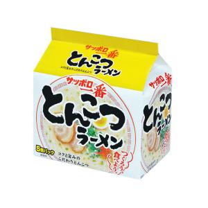サンヨー食品　サッポロ一番　とんこつラーメン　5食パック(×6) - 拡大画像