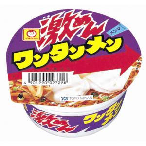 東洋水産　マルちゃん　激めん　ワンタンメン　カップ(×12) - 拡大画像