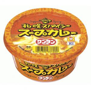 東洋水産　マルちゃん　札幌スパイシー　スープカレーワンタン　カップ(×12) - 拡大画像