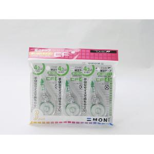 TOMBOW(トンボ鉛筆) 修正テープ MONO(モノ) CF4 3本パック - 拡大画像