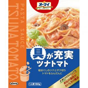 日本製粉　オーマイ　具が充実　ツナトマトソース(×6) - 拡大画像