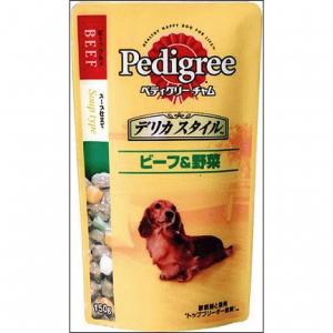 ペディグリーチャム デリカスタイル ビーフグルメ スープ仕立てビーフ&野菜 150g - 拡大画像