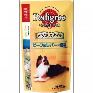 ペディグリーチャム　デリカスタイル　ビーフグルメ　スープ仕立てビーフ＆レバー・野菜　150g - 拡大画像