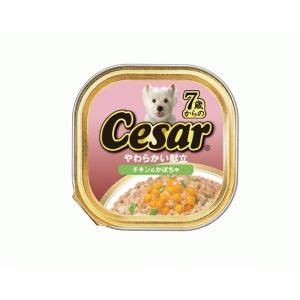シーザー7歳 チキン カボチャ100g(×24) - 拡大画像