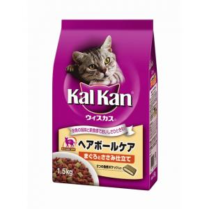 カルカンウィスカスドライヘアボールケア まぐろとささみ仕立て 1.5kg - 拡大画像