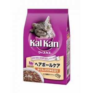 カルカンウィスカスドライヘアボールケア　まぐろとささみ仕立て　2.5kg - 拡大画像
