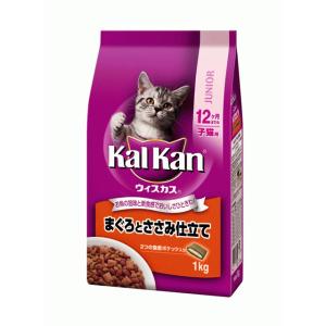 カルカンウィスカスドライ 12ヶ月までの子猫用　まぐろとささみ仕立て　1.0kg - 拡大画像